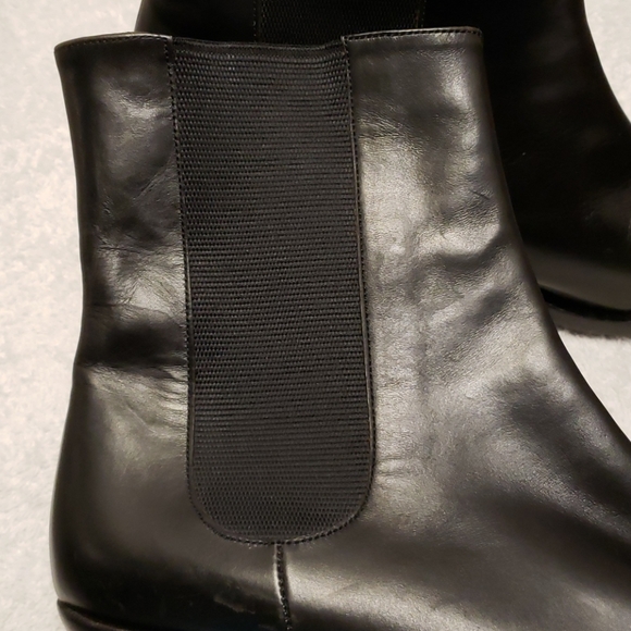 Robert Clergerie black leather ankle boots, 7 - Picture 5 of 13